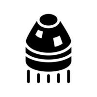 spazio capsula icona vettore simbolo design illustrazione