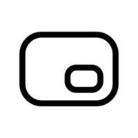 mini giocatore icona vettore simbolo design illustrazione