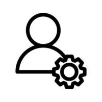 manager icona vettore simbolo design illustrazione