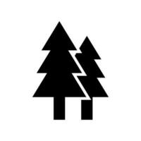 foresta icona vettore simbolo design illustrazione