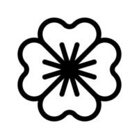 trifoglio icona vettore simbolo design illustrazione