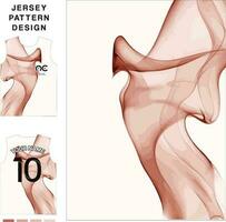 concetto astratto vettore modello jersey modello per la stampa o la sublimazione uniformi sportive calcio pallavolo basket e-sport ciclismo e pesca vettore libero.