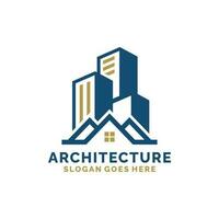 vero proprietà, architettura, costruzione logo design vettore illustrazione