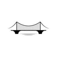 ponte logo modello, design vettore illustrazione