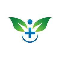 medico Salute logo design modelli vettore
