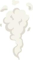 cartone animato esplosione, vapore nuvole, soffio, nebbia, nebbia, acquoso vapore. speciale effetto. vettore