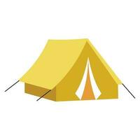 campeggio tenda icona. piatto illustrazione di campeggio tenda vettore icona per ragnatela. adatto per promozionale Prodotto illustrazioni per natura amanti, alpinisti, campeggiatori, eccetera
