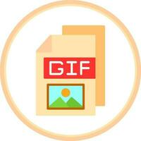 gif vettore icona design