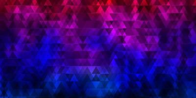 motivo vettoriale multicolore scuro con triangoli di linee