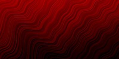 motivo vettoriale rosso scuro con linee curve