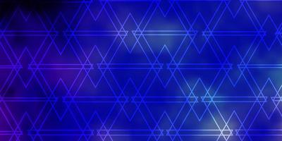 sfondo vettoriale azzurro con illustrazione in stile poligonale con set di triangoli colorati pattern per opuscoli opuscoli