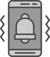 mobile vibrare vettore icona design