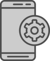 configurazione vettore icona design