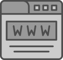 sito web vettore icona design