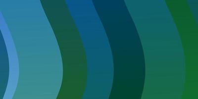 sfondo vettoriale azzurro verde con arco circolare illustrazione colorata con motivo a linee curve per opuscoli aziendali opuscoli