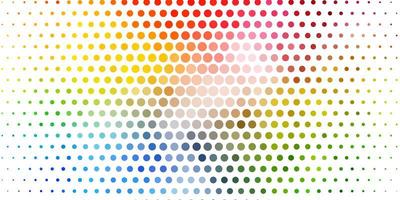 sfondo vettoriale multicolore chiaro con punti illustrazione astratta con macchie colorate in stile natura design per i tuoi annunci pubblicitari