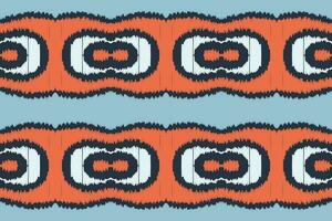 ikat tessuto paisley ricamo sfondo. ikat telaio geometrico etnico orientale modello tradizionale.azteco stile astratto vettore illustrazione.disegno per trama, tessuto, abbigliamento, avvolgimento, pareo.