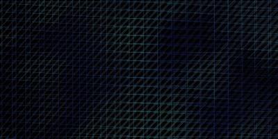 trama vettoriale blu scuro con linee geometriche illustrazione astratta con motivo a linee sfocate per opuscoli opuscoli