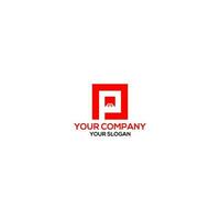 p pavimento logo design vettore