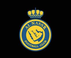 al nasr club logo simbolo Arabia arabia calcio astratto design vettore illustrazione con nero sfondo