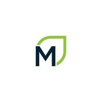 lettera m logo cresce, sviluppa, naturale, organico, semplice, finanziario logo adatto per il tuo azienda. vettore