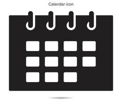 calendario icona, vettore illustrazione.