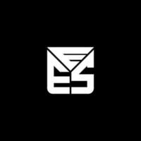 es lettera logo creativo design con vettore grafico, es semplice e moderno logo. es lussuoso alfabeto design