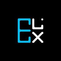 elx lettera logo creativo design con vettore grafico, elx semplice e moderno logo. elx lussuoso alfabeto design
