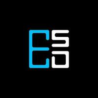 esd lettera logo creativo design con vettore grafico, esd semplice e moderno logo. esd lussuoso alfabeto design