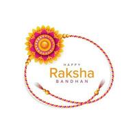 contento Raksha bandhan design vettore illustrazione