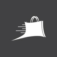 shopping Borsa illustrazione logo vettore