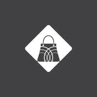 shopping Borsa illustrazione logo vettore