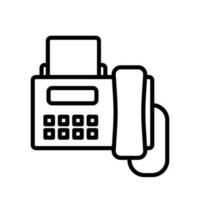 comunicazione fax cartello simbolo vettore