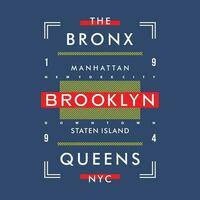 il Bronx grafico, tipografia vettore, illustrazione, per Stampa t camicia, con tokyo Giappone moderno stile vettore