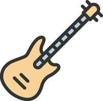 chitarra icona vettore Immagine. adatto per mobile app, ragnatela applicazioni e Stampa media.
