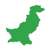 Pakistan carta geografica. Pakistan topografia. vettore. vettore