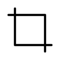 Ritaglia icona vettore simbolo design illustrazione