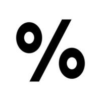 percentuale icona vettore simbolo design illustrazione