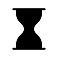 sabbia orologio icona vettore simbolo design illustrazione