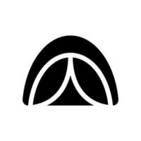 cupola tenda icona vettore simbolo design illustrazione
