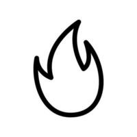fuoco icona vettore simbolo design illustrazione