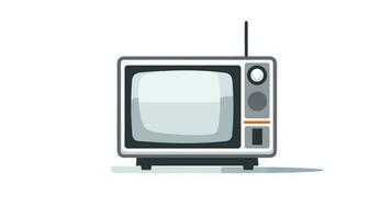 televisione Evoluzione esplorando il tv icona nel un' travolgente Immagine vettore