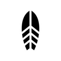 tavola da surf icona vettore simbolo design illustrazione