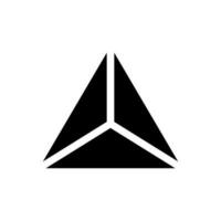 triangolo icona vettore simbolo design illustrazione