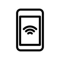 mobile punto di accesso icona vettore simbolo design illustrazione