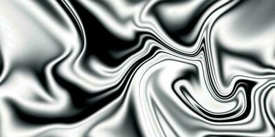 argento cromo metallo struttura con onde. liquido argento metallico seta ondulato design. astratto geometrico metallico elegante sfondo. il moderno struttura di brillante grigio liquido con riflessi. vettore