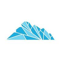 montagna logo, antartico iceberg logo disegno, natura paesaggio vettore, Prodotto marca illustrazione icona vettore