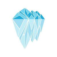 montagna logo, antartico iceberg logo disegno, natura paesaggio vettore, Prodotto marca illustrazione icona vettore