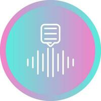 digitale voce registratore vettore icona