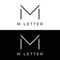 logo design per il iniziale lettera m monogramma o geometria quello è unico, moderno, lussuoso e elegante. logo per attività commerciale, marca, attività commerciale carta e azienda. vettore